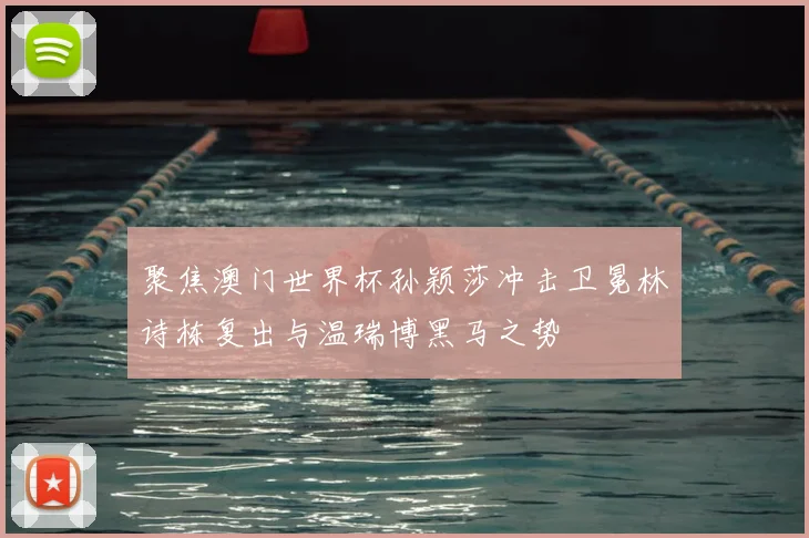 聚焦澳门世界杯孙颖莎冲击卫冕林诗栋复出与温瑞博黑马之势